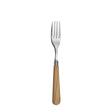Fourchette de table Helios bois d'olivier | Fourchette élégante pour la table
